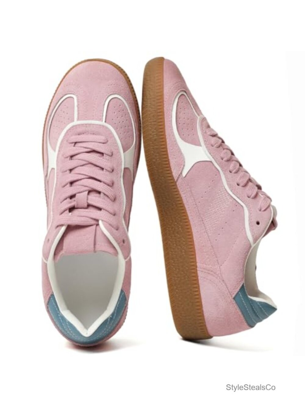 Suede Mary Jane Ballet Flats Round Toe Slip On Casual Office Shoes